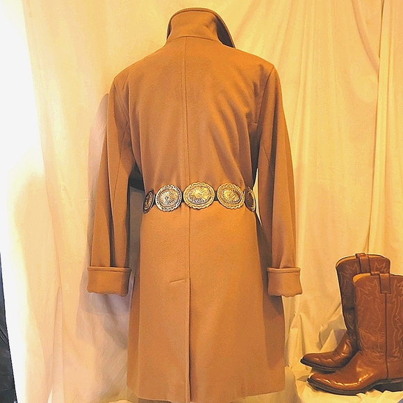 🌹H.P.🌹Pendleton Tan Long 100% Wool - Picture 2 of 7